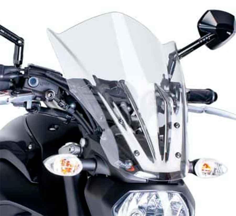 CUPULA PARABRISAS PUIG NEW GENERATION TOURING YAMAHA MT07 14'-17' CON TRANS 7016W