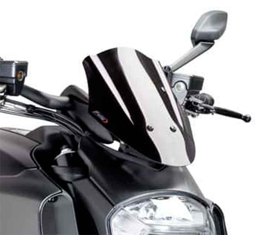 CUPULA PARABRISAS PUIG NEW GENERATION SPORT DUCATI DIAVEL 14-18' CON NEGRO 7592N