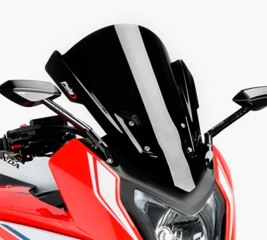 CUPULA PARABRISAS PUIG TOURING HONDA CBR650F 14-18' CON NEGRO 7595N