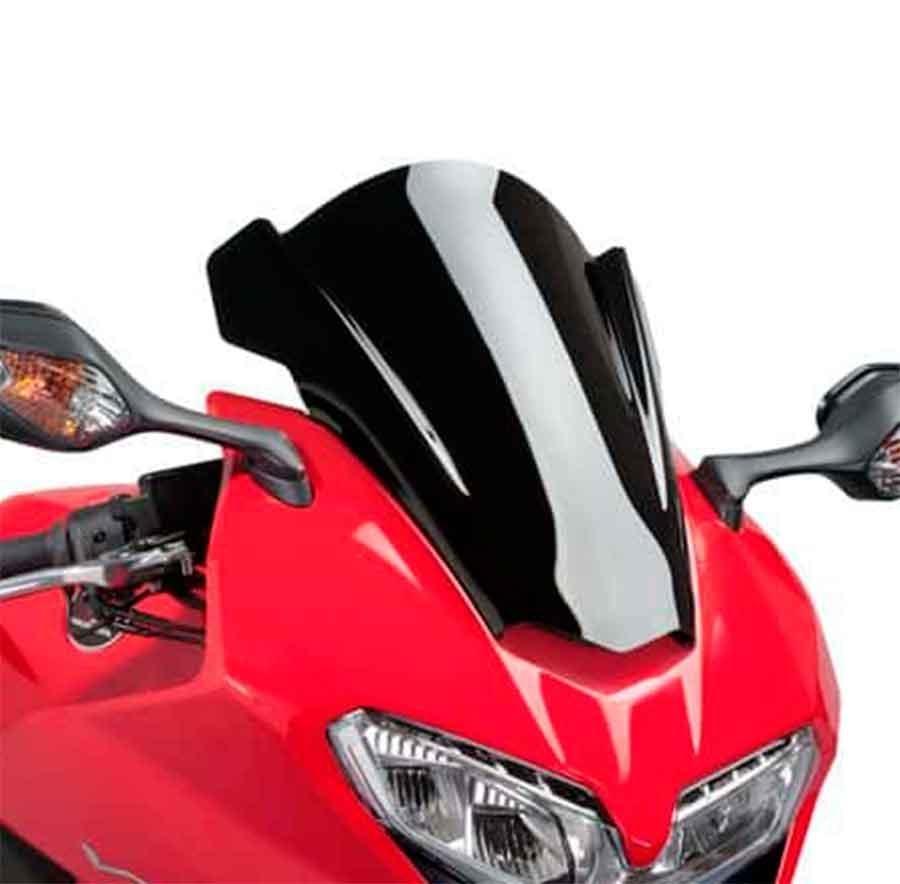 CUPULA PARABRISAS PUIG RACING HONDA VFR800F 14'-18' CON NEGRO 7598N