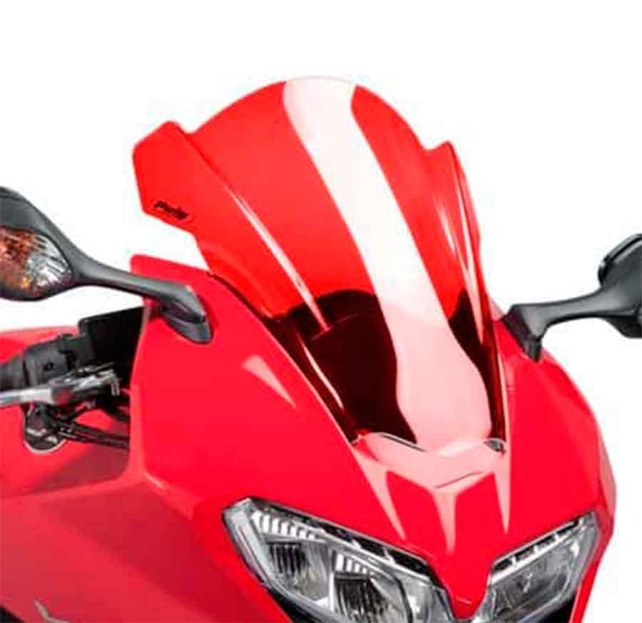 CUPULA PARABRISAS PUIG RACING HONDA VFR800F 14'-18' CON ROJO 7598R