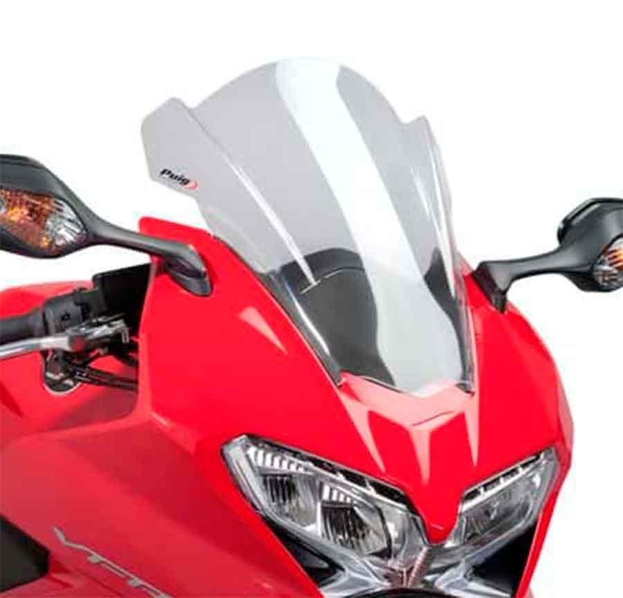 CUPULA PARABRISAS PUIG RACING HONDA VFR800F 14'-18' CON TRANSPARENTE 7598W