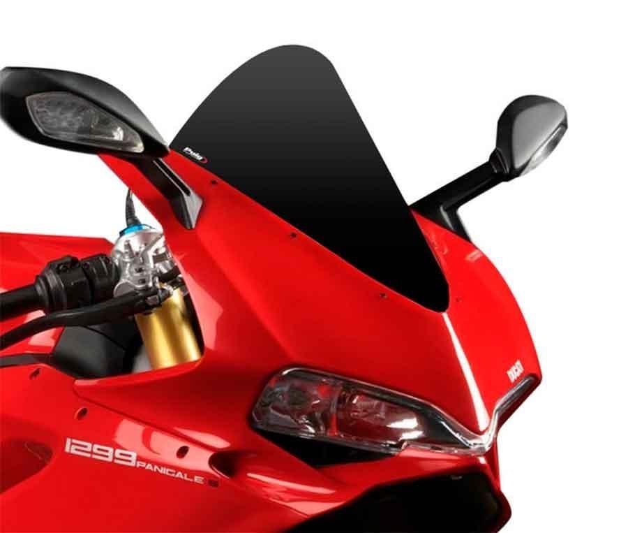 CUPULA PARABRISAS PUIG RACE-R DUCATI 959-1299 PANIGALE/S CON NEGRO 7621N
