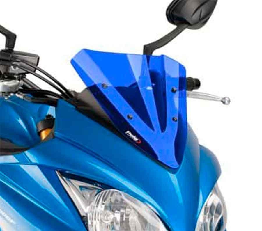 CUPULA PARABRISAS PUIG RACING GSX-S1000F 15'-18' CON AZUL 7639A