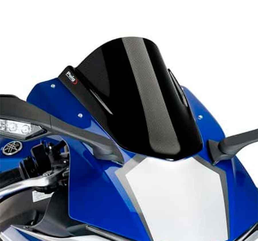 CUPULA PARABRISAS PUIG RACING YAMAHA YZF-R1 15'-18' CON CARBONO 7648C
