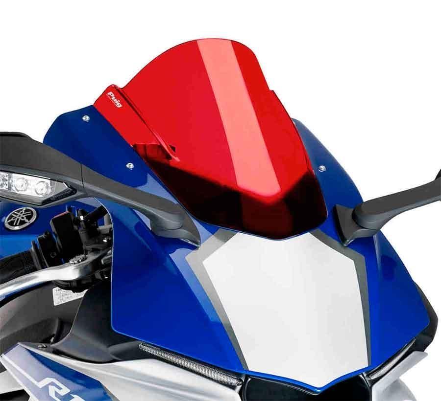 CUPULA PARABRISAS PUIG RACING YAMAHA YZF-R1 15'-18' CON ROJO 7648R