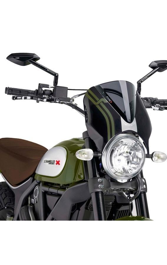 CUPULA PARABRISAS PUIG RETROVISION SCRAMBLER 15-17'CON NEG CUP/A O 7652F