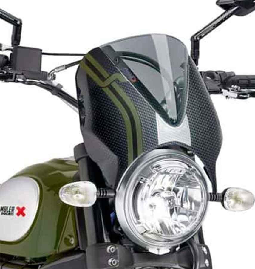 CUPULA PARABRISAS PUIG NEW GENERATION SCRAMBLER 15-17 CARB/AHUMADO 8192H