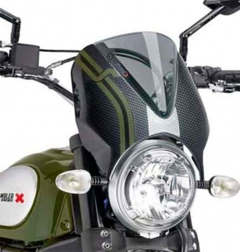 CUPULA PARABRISAS PUIG NEW GENERATION SCRAMBLER 15-17 CARB/AHUMADO 8192H