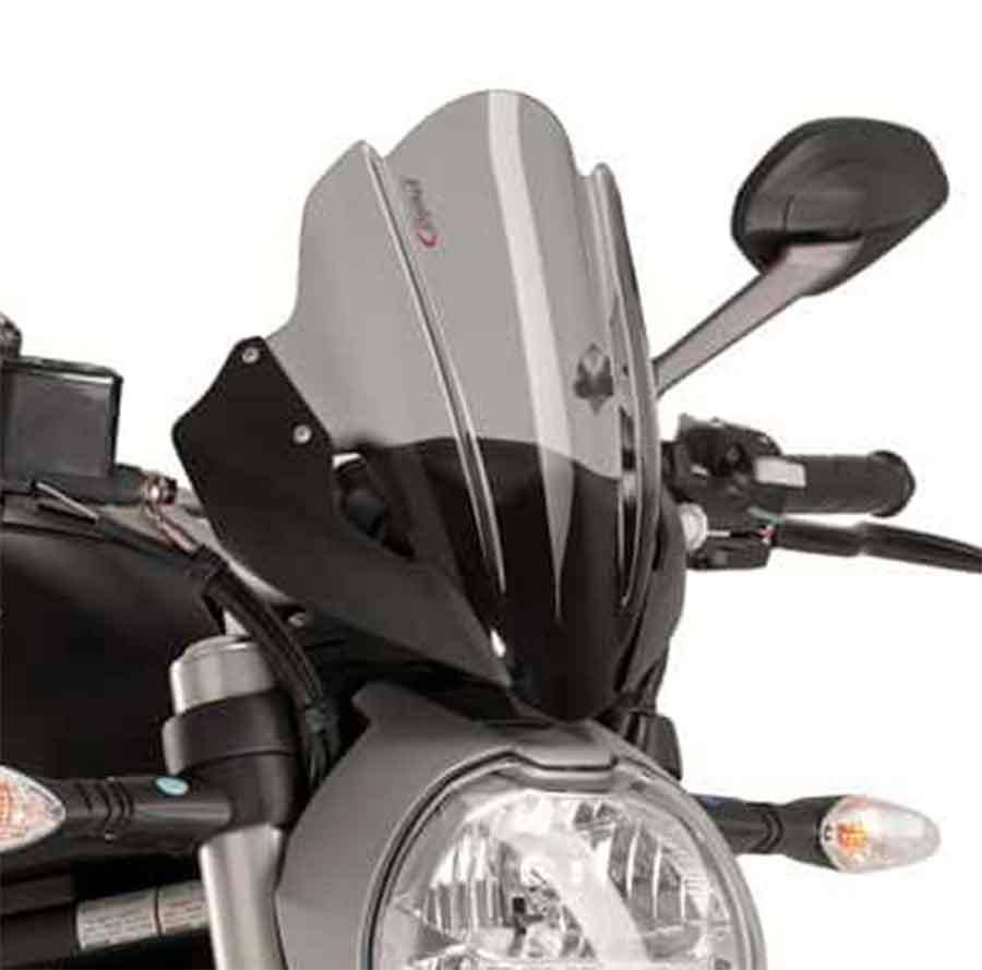 CUPULA PARABRISAS PUIG TOURING DUCATI MONSTER 1200R 16'-18' CON FUME 8900F