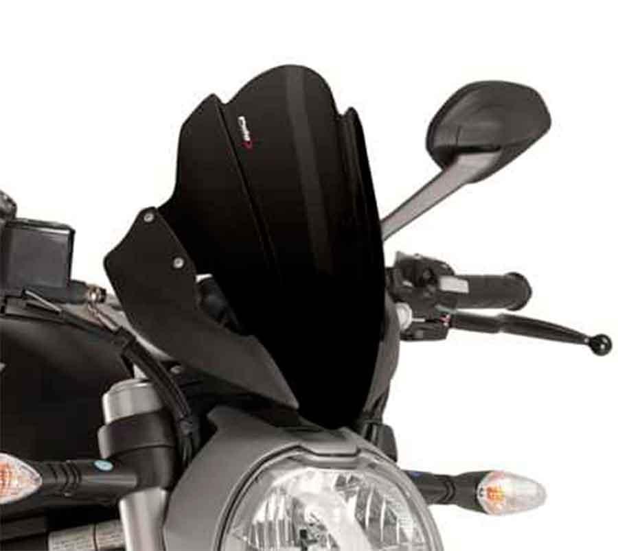 CUPULA PARABRISAS PUIG TOURING DUCATI MONSTER 1200R 16'-18' CON NEGR 8900N