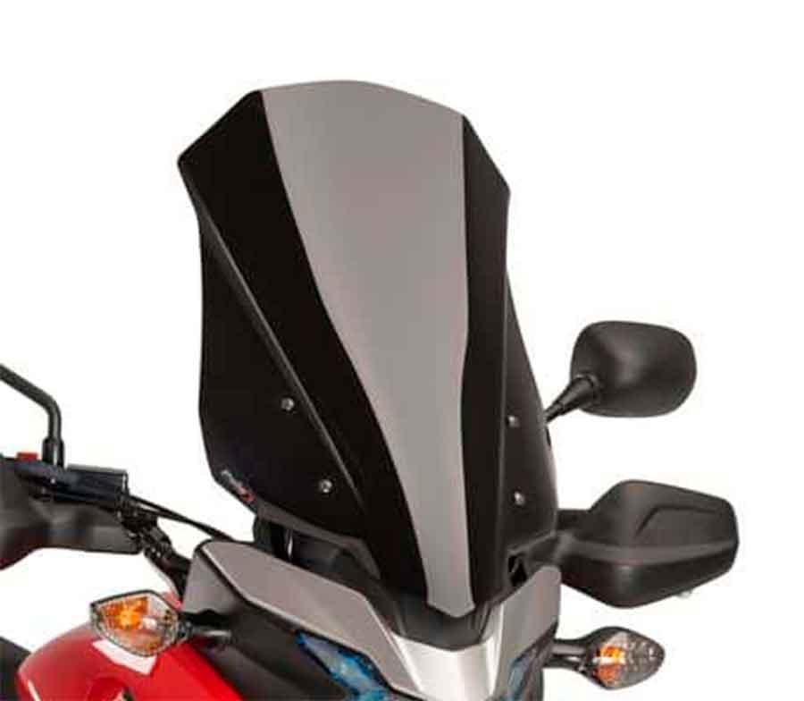 CUPULA PARABRISAS PUIG TOURING NEW GENERATION HONDA CB500X 16'-18' CON NEGRO 8901N