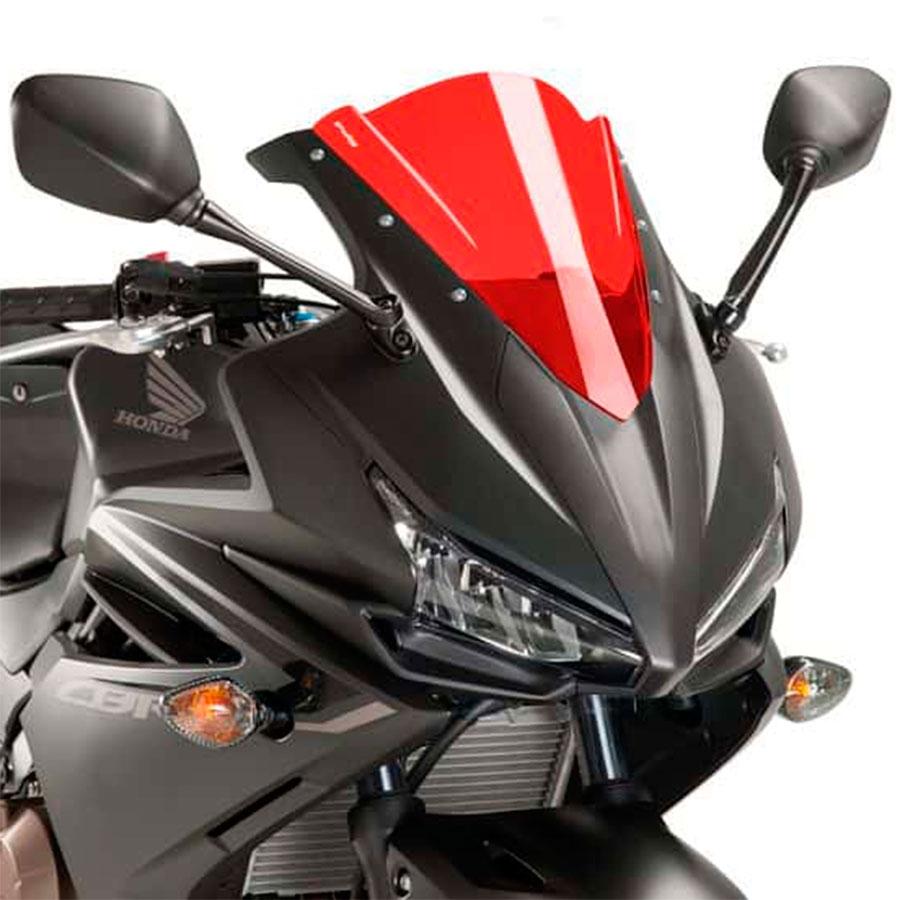 CUPULA PARABRISAS PUIG RACING HONDA CBR500R 16'-18' G/ROJO 8903R