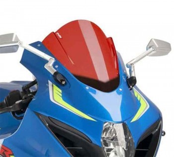 CUPULA PARABRISAS PUIG RACING SUZUKI GSX-R1000 17-18' CON ROJO 9013R