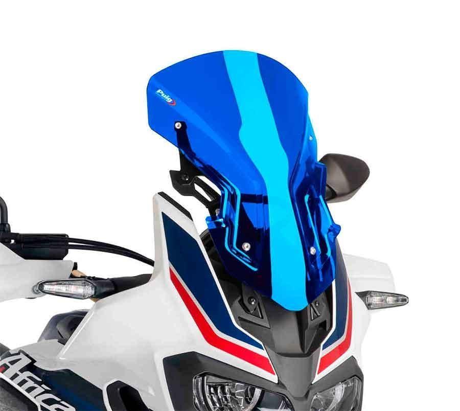 CUPULA PARABRISAS PUIG RACING + KIT SOPORTES AFRICA TWIN 16'-18' CON AZ 9155A