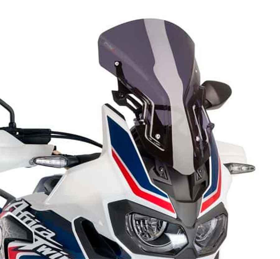 CUPULA PARABRISAS PUIG RACING + KIT SOPORTES AFRICA TWIN 16'-18' CON HU 9155F