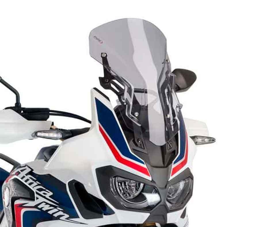 CUPULA PARABRISAS PUIG RACING + KIT SOPORTES AFRICA TWIN 16'-18' CON HU 9155H