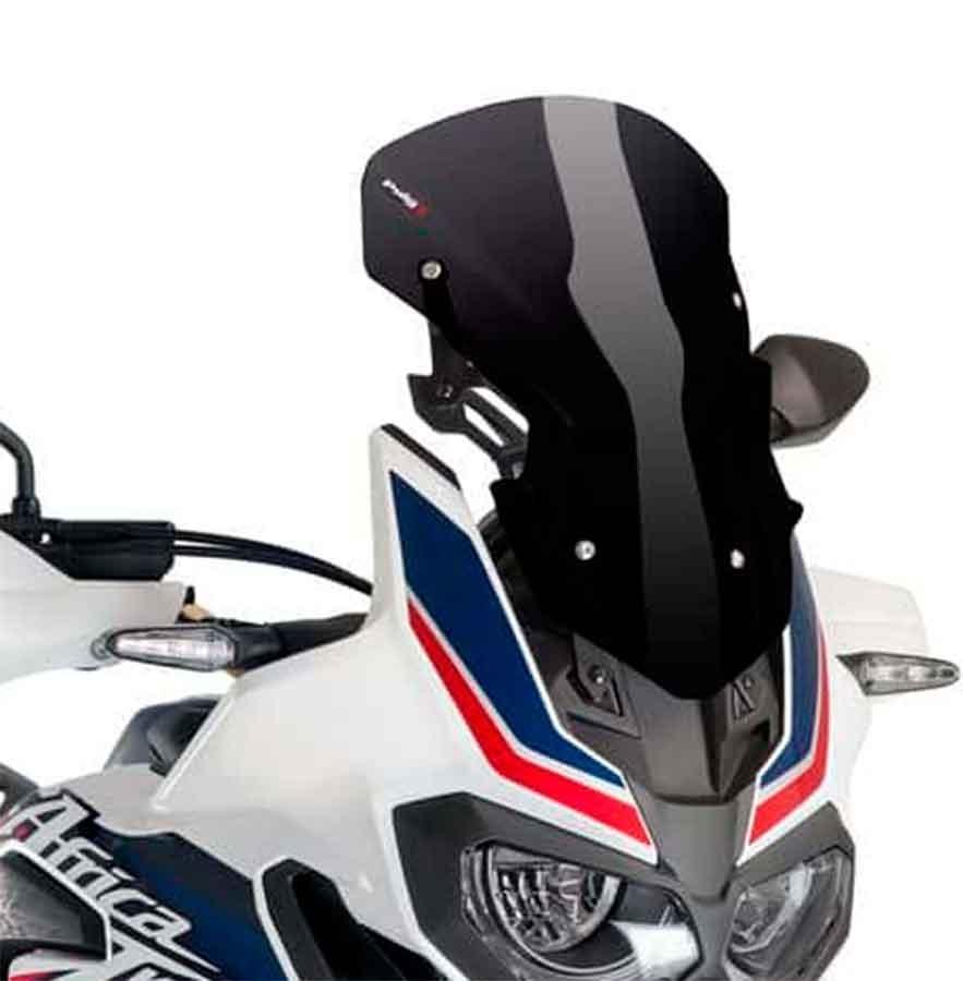 CUPULA PARABRISAS PUIG RACING + KIT SOPORTES AFRICA TWIN 16'-18' CON NE 9155N
