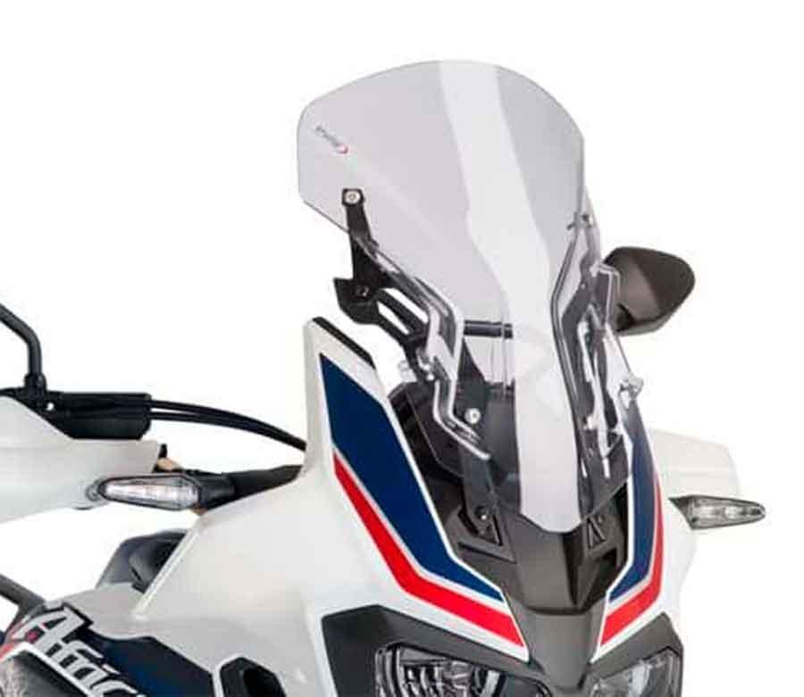 CUPULA PARABRISAS PUIG RACING + KIT SOPORTES AFRICA TWIN 16'-18' CON TR 9155W