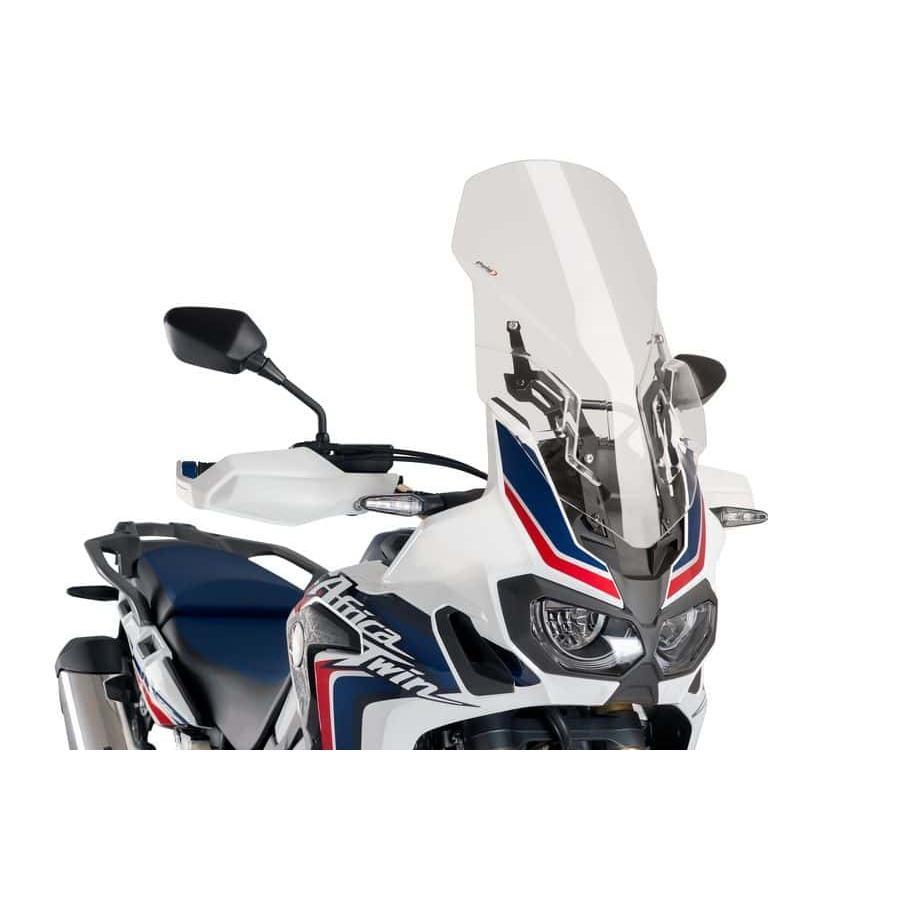 CUPULA PARABRISAS PUIG TOURING + KIT SOPORTES AFRICA TWIN 16'-18' CON T 9156W