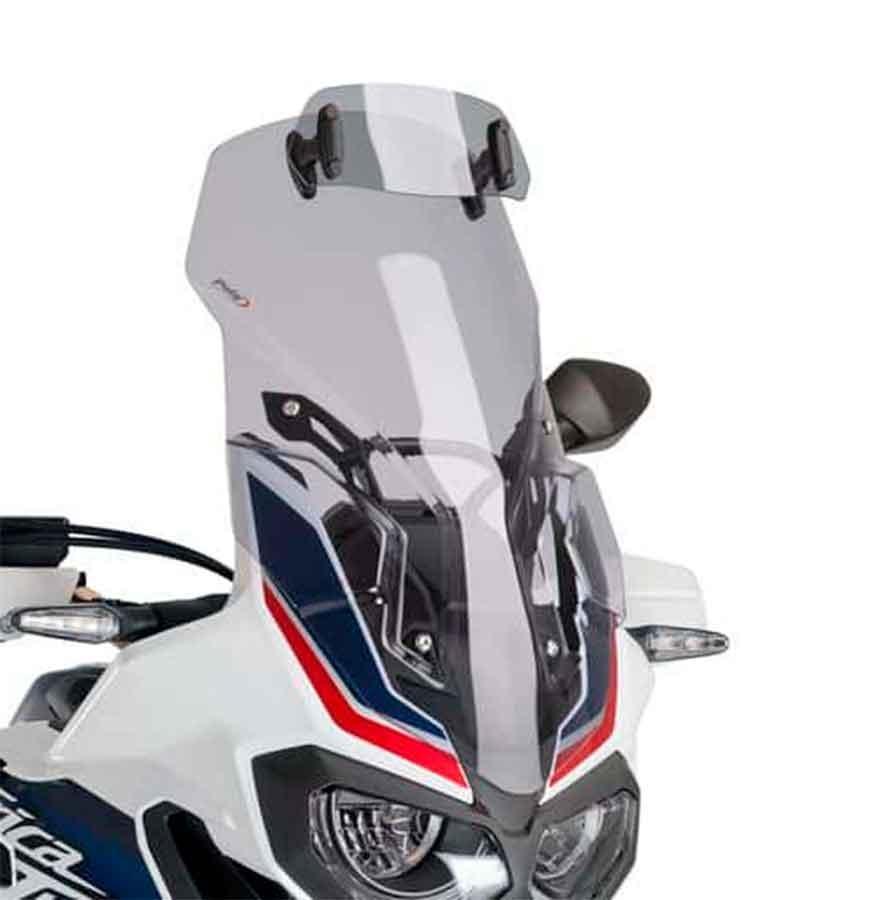 CUPULA PARABRISAS PUIG TOURING CON VISERA + KIT SOP AFRICA TWIN 16'-18' 9157H