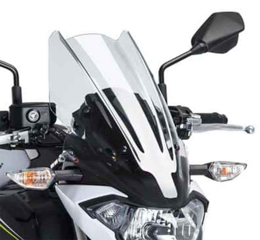 CUPULA PARABRISAS PUIG NAKED NEW GENERATION TOURING KAWASAKI Z650 17-18' CON TRANSPAR 9369W
