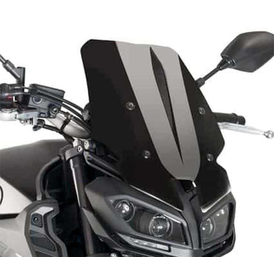 CUPULA PARABRISAS PUIG NEW GENERATION TOURING YAMAHA MT09 17-18' CON NEGRO 9377N