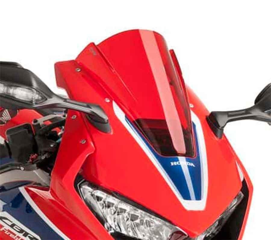 CUPULA PARABRISAS PUIG RACING HONDA CBR1000RR 17-18' CON ROJO 9407R