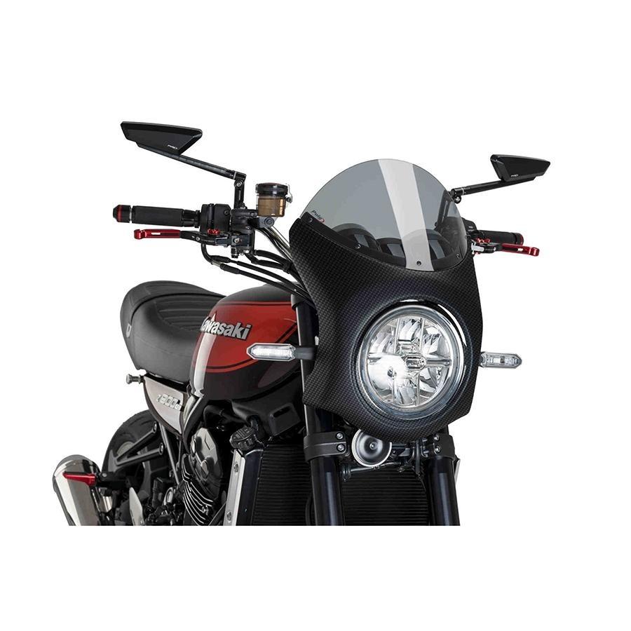 SEMICARENADO PUIG SIMIL CARBONO KAWASAKI Z900RS 18'CON AH 9596H