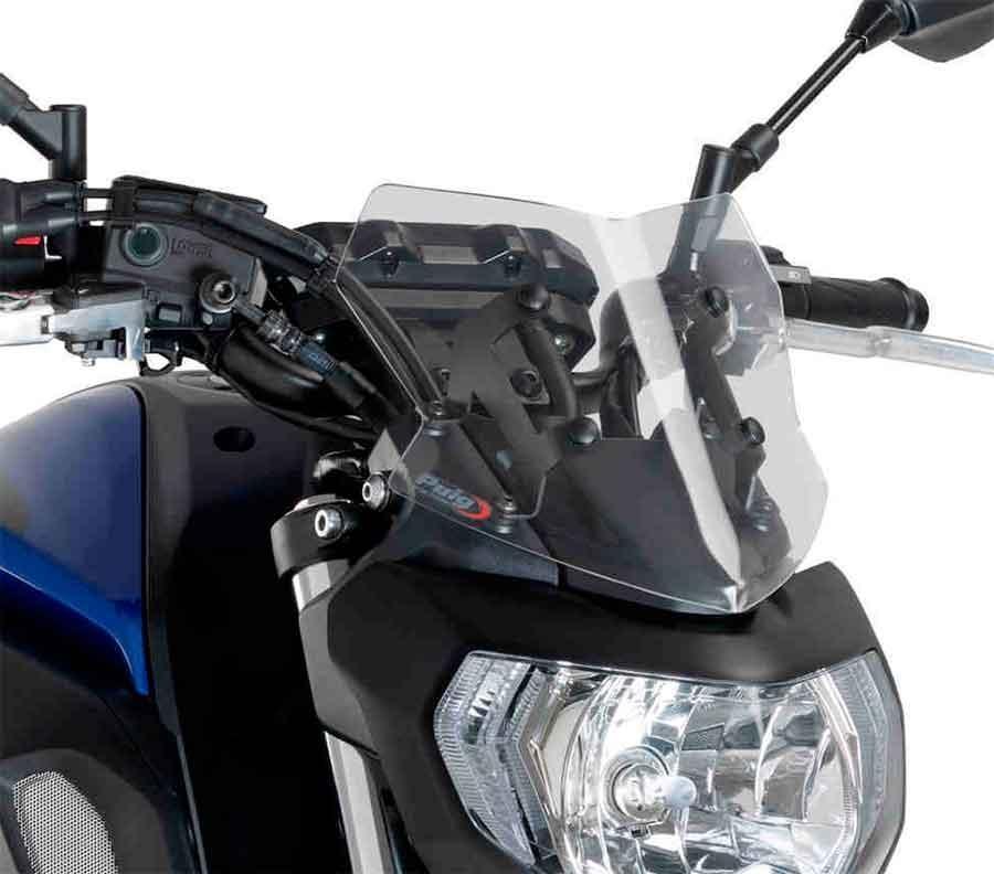 CUPULA PARABRISAS PUIG NEW GENERATION SPORT YAMAHA MT07 18'- CON TRANSPAREN 9666W