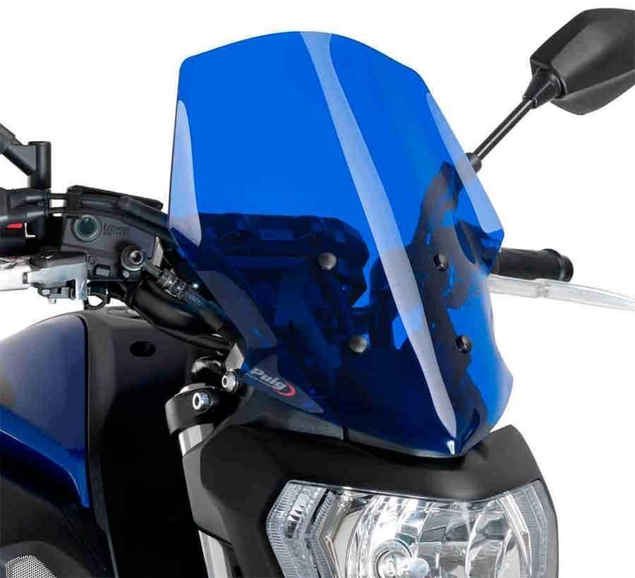 CUPULA PARABRISAS PUIG NEW GENERATION TOURING YAMAHA MT07 18'- CON AZUL 9667A