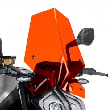CUPULA PARABRISAS PUIG NEW GENERATION KTM 790 DUKE 18' CON NARANJA 9668T