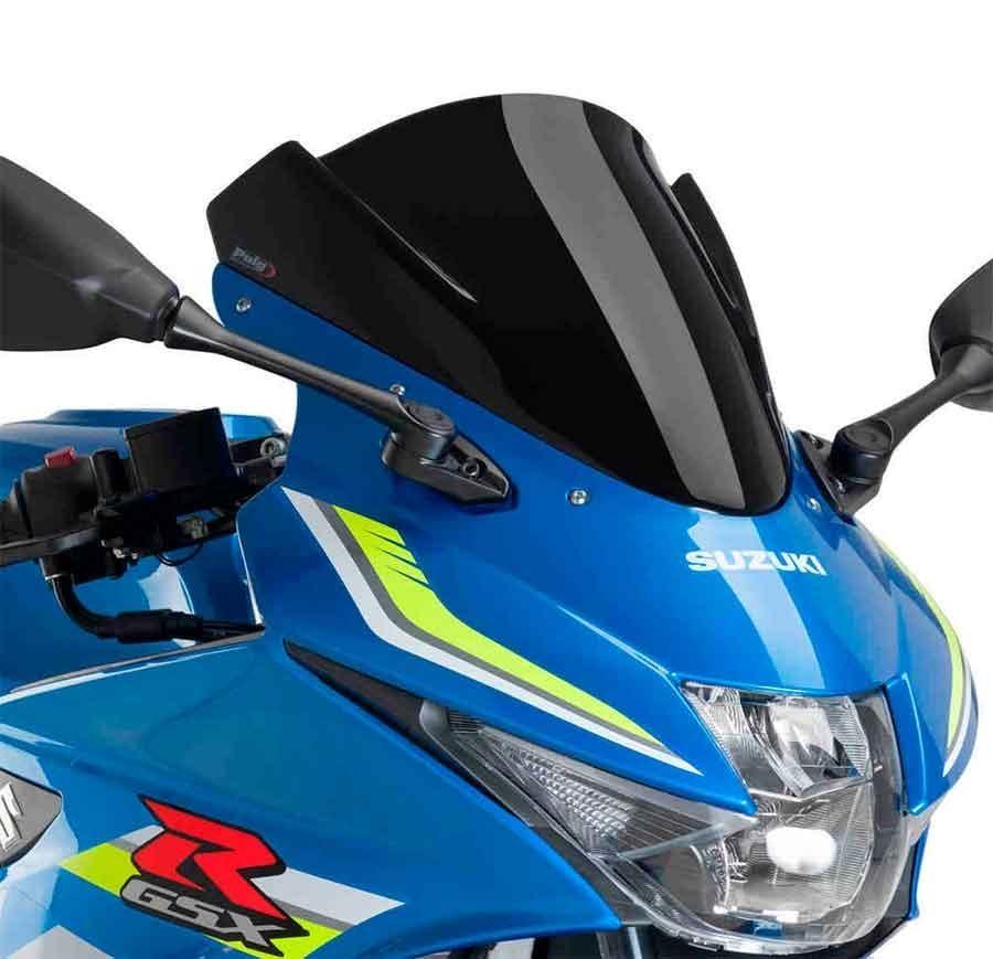 CUPULA PARABRISAS PUIG RACING SUZUKI GSX-R125 17-18' CON NEGRO 9721N