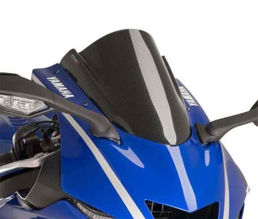 CUPULA PARABRISAS PUIG RACING YAMAHA YZF-R6 17-18' CON SIMIL CARBONO 9723C