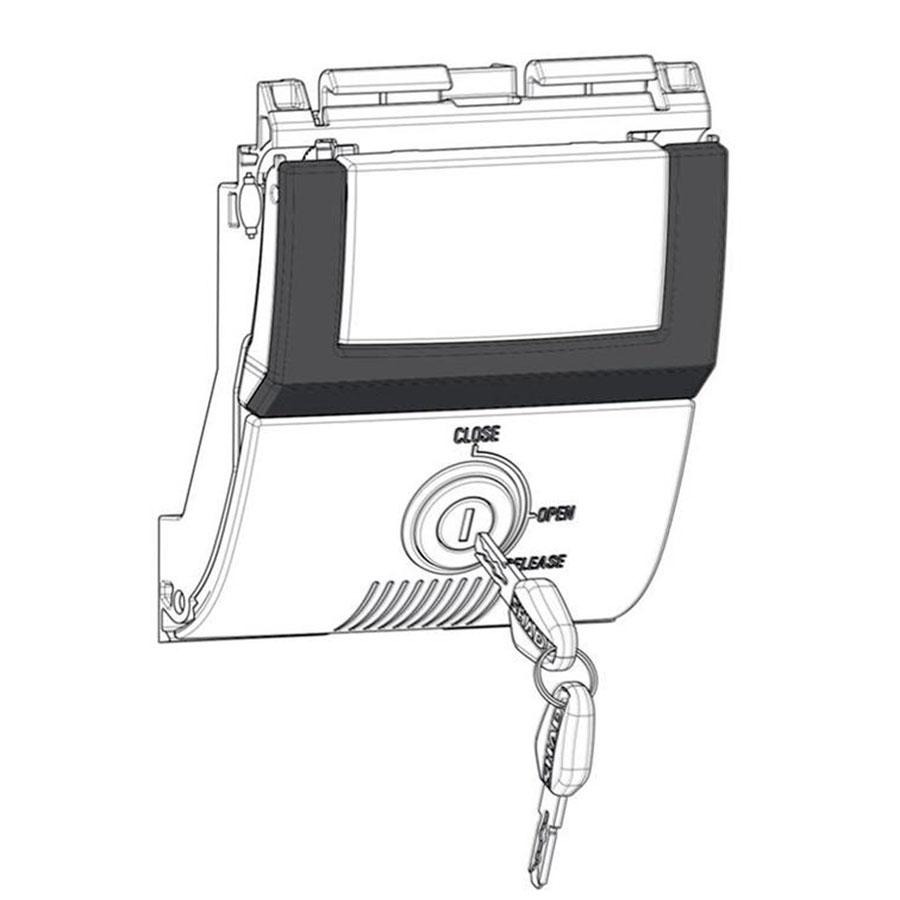 SPARE PART MECHANISM TOP CASE SH48 DARK GREY PREMIUM
