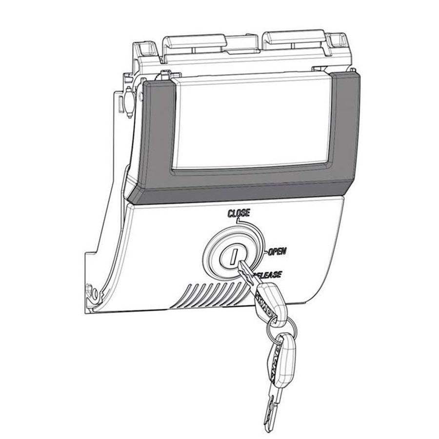 SPARE PART MECHANISM TOP CASE SH48 NEW TITANIUM PREMIUM