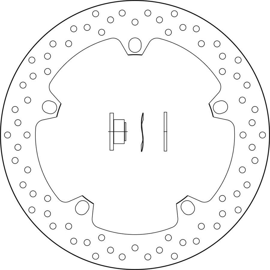 DISCO FRENO BREMBO 168B407D6 (INCLUYE CASQUILLOS)
