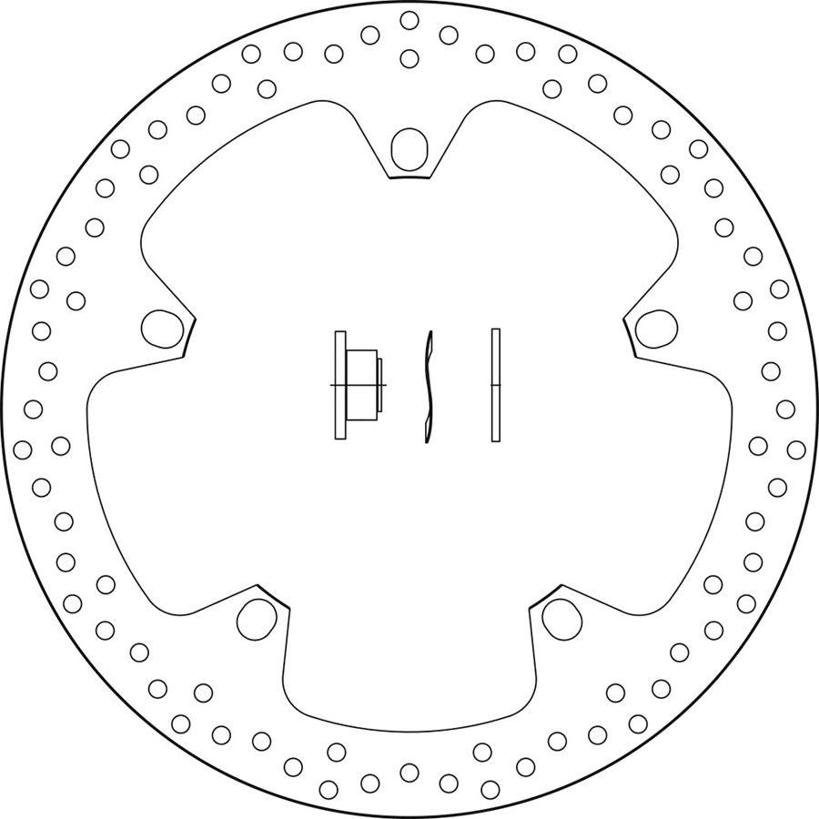 DISCO FRENO BREMBO 168B407D7 (INCLUYE CASQUILLOS)