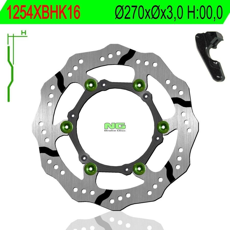 DISCO FRENO NG 1254XBHK16 KIT OVERSIZE ONDULADO  270