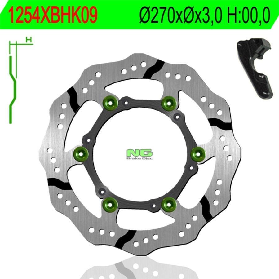 DISCO FRENO NG 1254XBHK09 KIT OVERSIZE ONDULADO  270