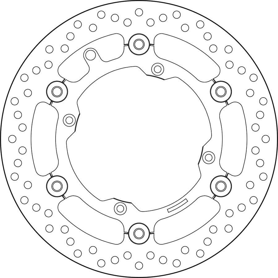 DISCO FRENO BREMBO FLOTANTE 78B40814