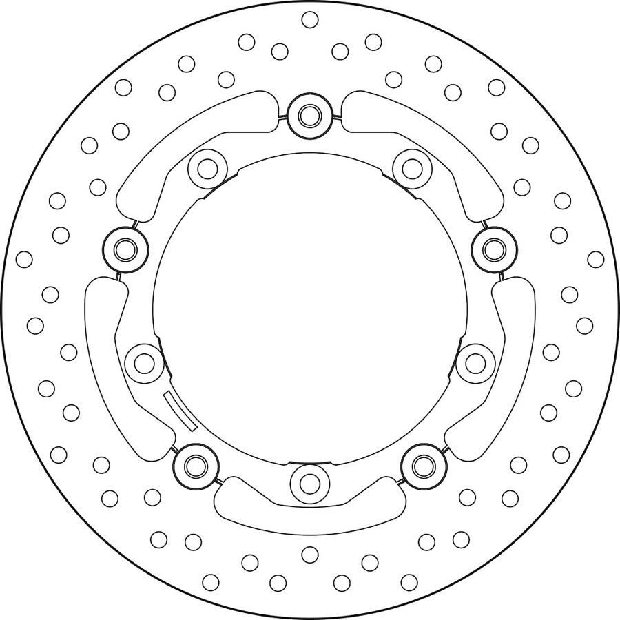 DISCO FRENO BREMBO FLOTANTE 78B40817