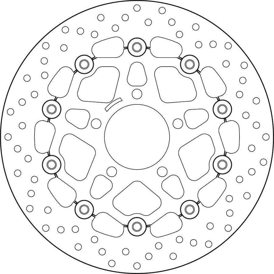 DISCO FRENO BREMBO FLOTANTE 78B40821