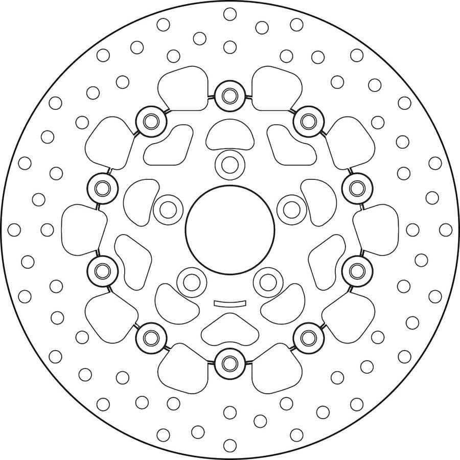 DISCO FRENO BREMBO FLOTANTE 78B40828