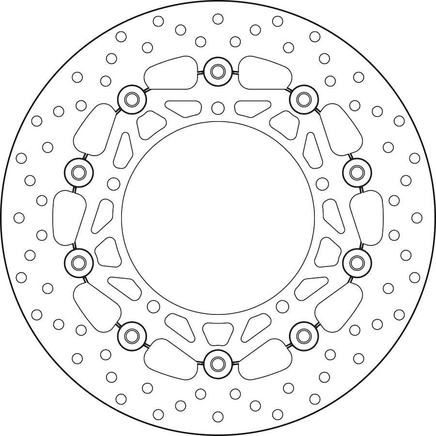 DISCO FRENO BREMBO FLOTANTE 78B40831