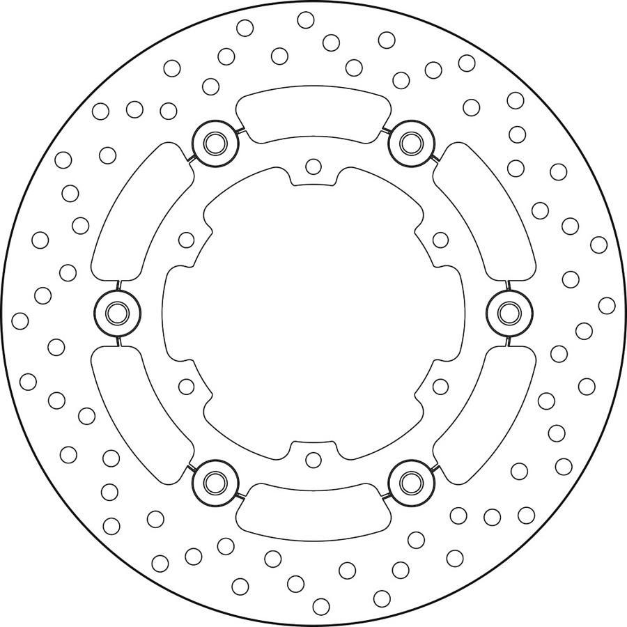 DISCO FRENO BREMBO FLOTANTE 78B40833