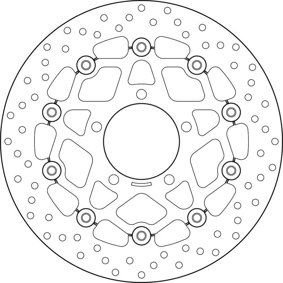 DISCO FRENO BREMBO FLOTANTE ER6N/F, Z750