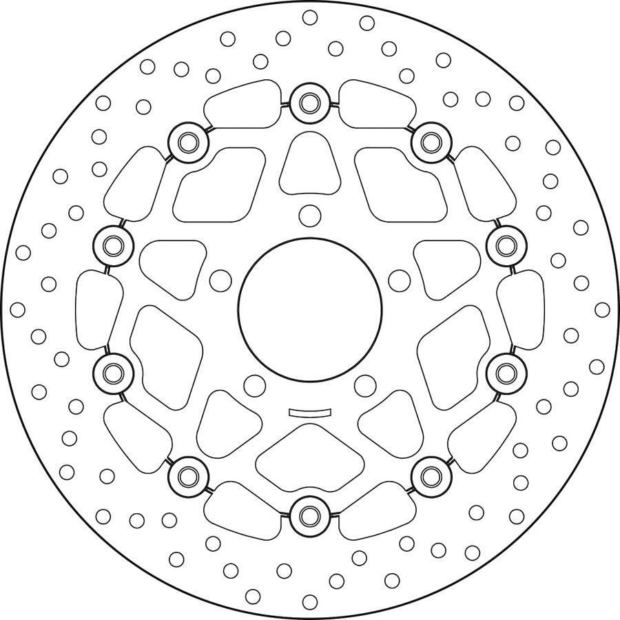 DISCO FRENO BREMBO FLOTANTE 78B40842