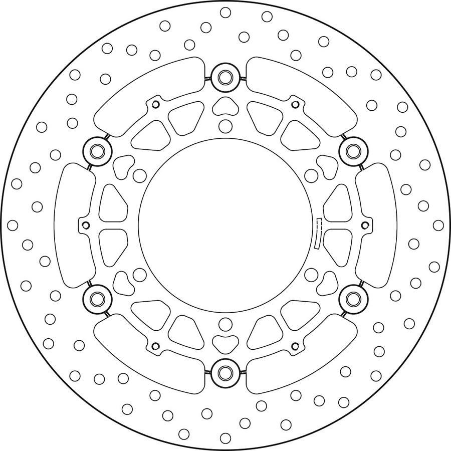 DISCO FRENO BREMBO FLOTANTE 78B40846