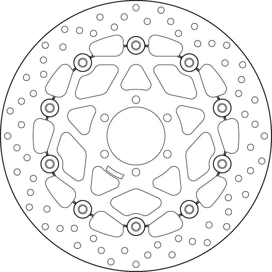 DISCO FRENO BREMBO FLOTANTE 78B40850